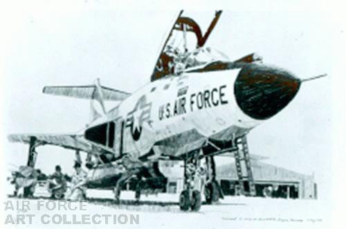 TRANSIENT F-101B, SEWART AFB